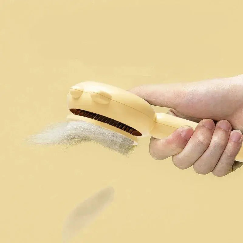 Pet Comb One Key Hair Removal Cleaning Brush For Pets