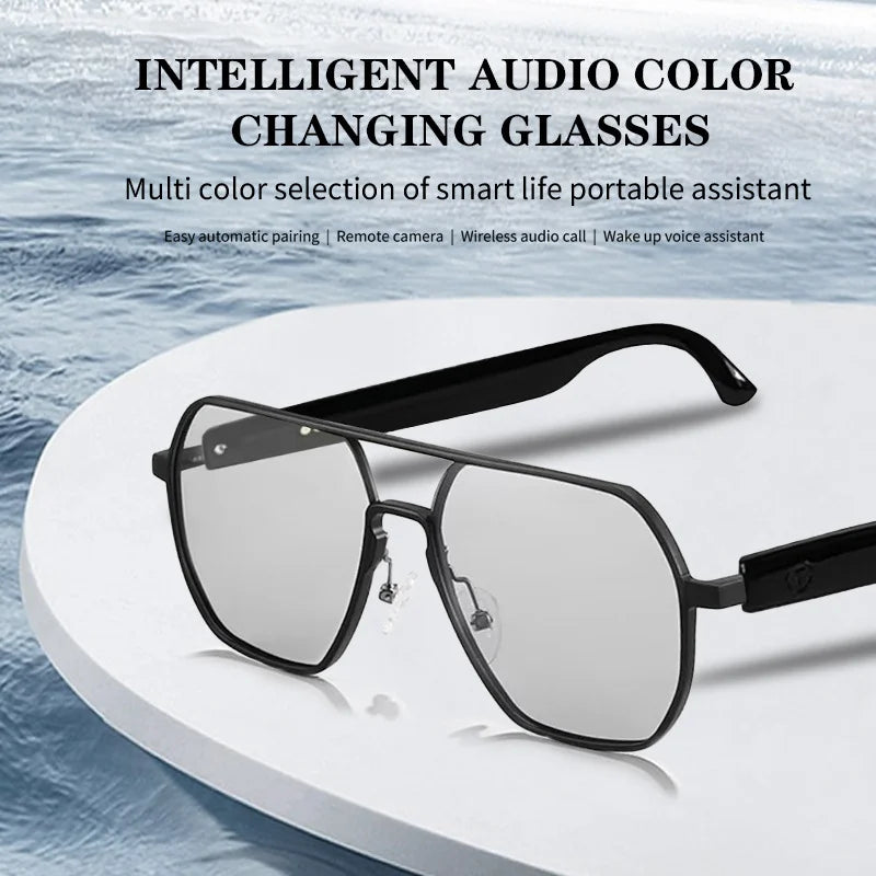 Ai-powered Smart Glasses Metal Double-bridge