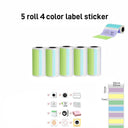 Portable Thermal Mini Printer Bluetooth 57mm Sticker Maker For DIY Photos