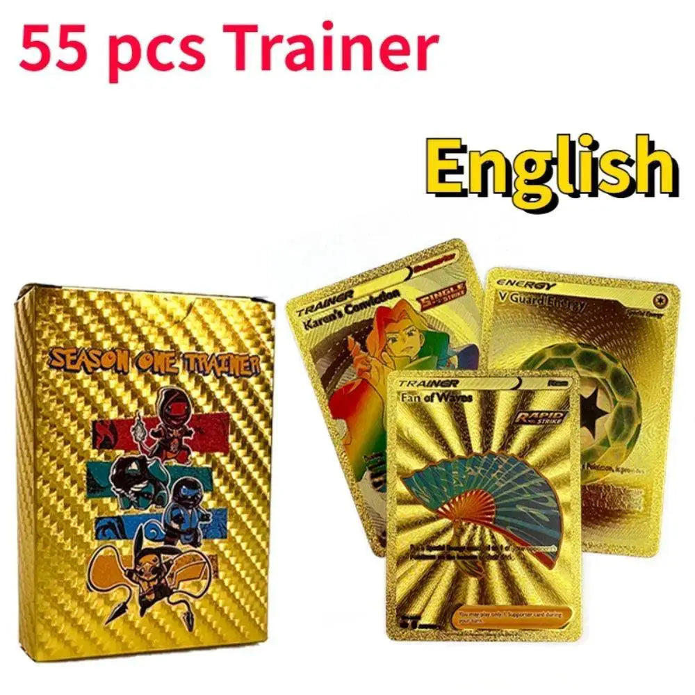Pokemon Gold Foil Card Charizard Pikachu Arceus Vstar Vmax