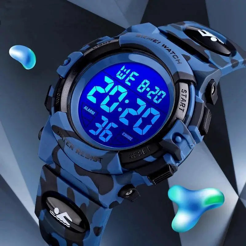 Youthful Military Sports Digital Watch For Active Kids
