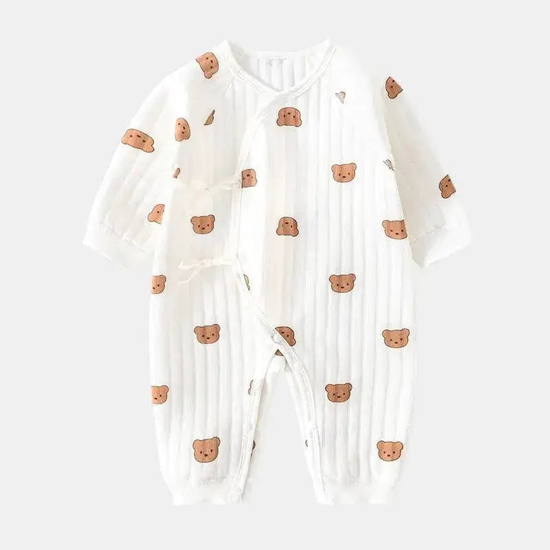 Newborn Cotton Animal Bodysuit Cozy Spring Autumn Wear