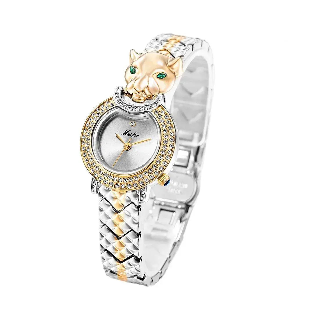 Leopard Dial Fashion Watch Quartz Timepiece Waterproof