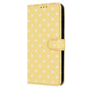 Wave Dot Leather Wallet Case - Smart Card Slots