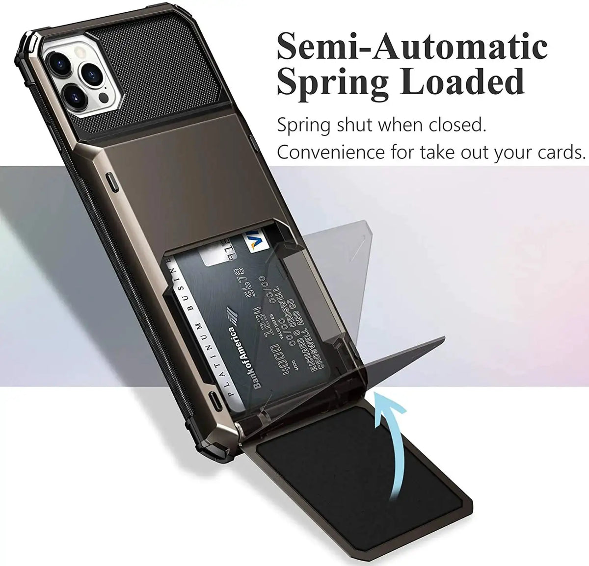 Card Slots Wallet Case For iPhone Pro Max Mini Plus — product view 2