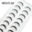 Glamorous Handmade 3D Mink Crisscross Eyelashes 10 Pairs