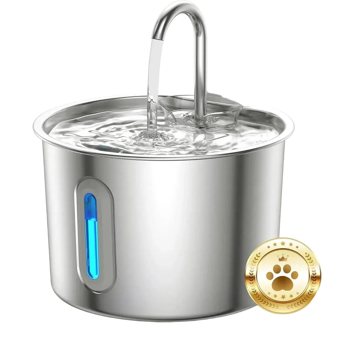Stainless Steel Cat Water Fountain Configuration — product view 1