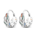 Silver Plated Hoop Earring Pendientes