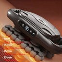 42 Roller Nodes Electric Deep Tissue Massage Roller LCD Digital Display Adjustable Speed Rechargeable Portable Full Body Massager for Foot Leg Calf Waist Buttock Neck Shoulder Muscle Pain Relief
