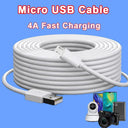 Micro USB Cable Super Length For Xiaomi Camera And More