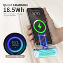 Mini Power Bank - 5000mAh Fast Charge With Led