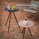 Lightweight Round Table for Camping Use
