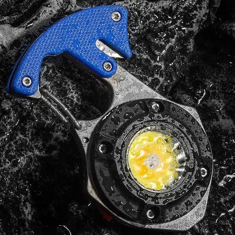 Compact Multi Function Keychain Flashlight With 7 Modes