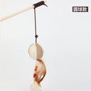 Interactive Feather Cat Toy Stick with Mini Bell Teaser