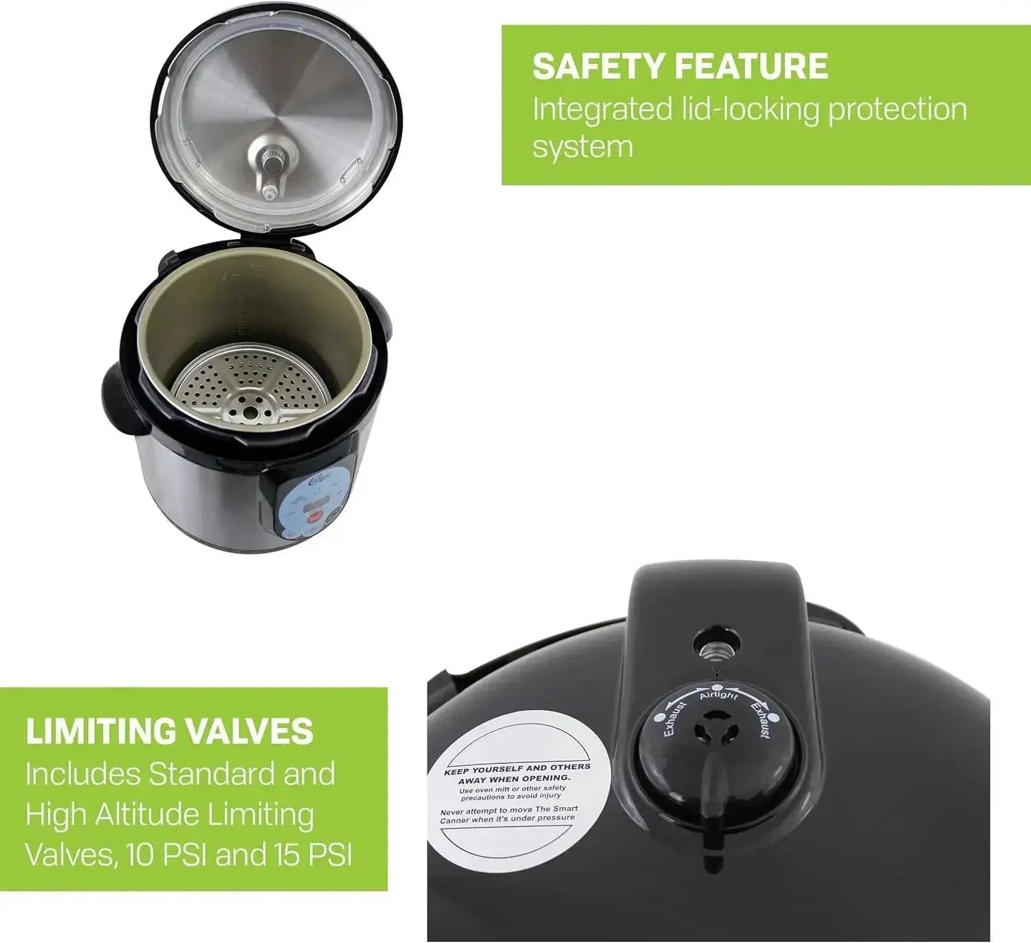 Smart Electric Pressure Cooker Canner DPC 9SS Quart