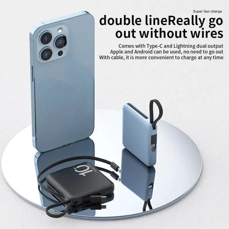 Compact 30000mAh Power Bank for Fast Charging Devices