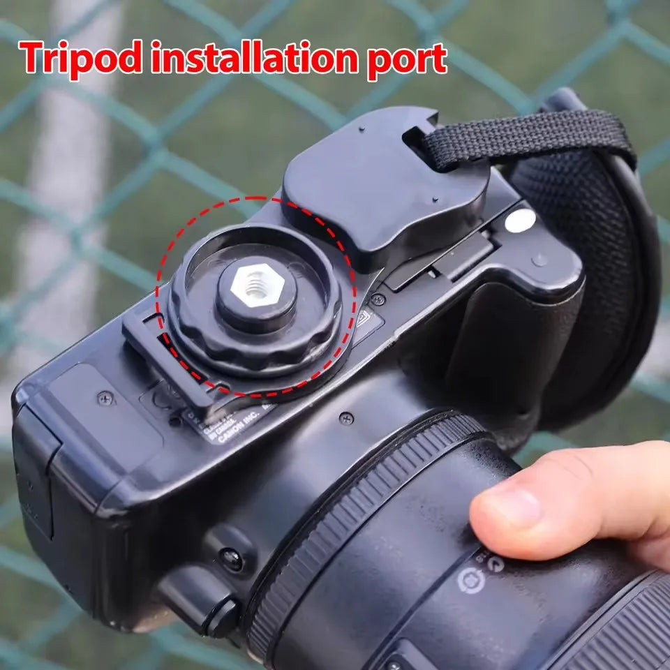 Padded Leather Camera Wrist Strap