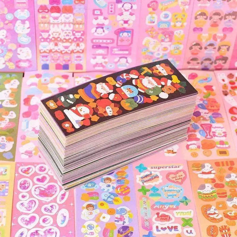 200 Cute Sticker Set for Kids Scrapbooking Kit Deluxe