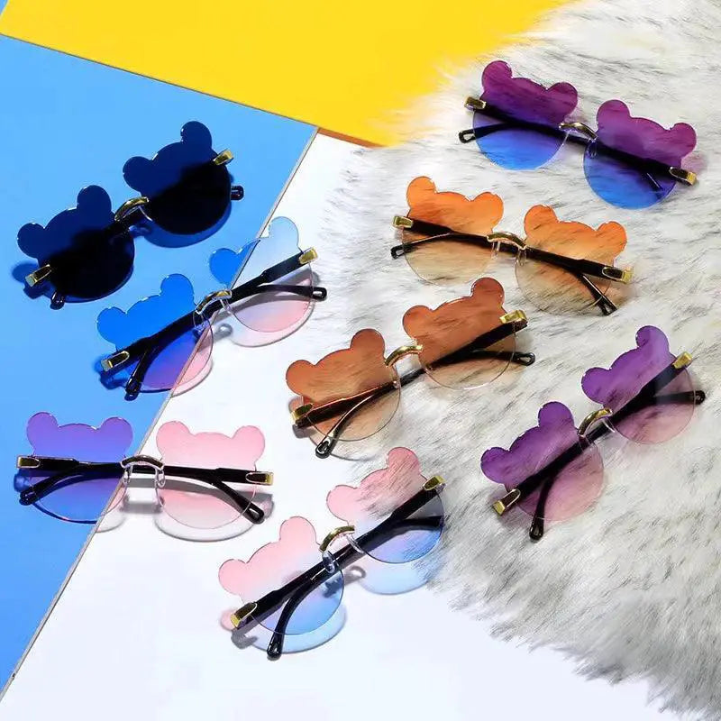 Bear Shaped UV400 Kids Sunglasses For Outdoor Fun Gear
