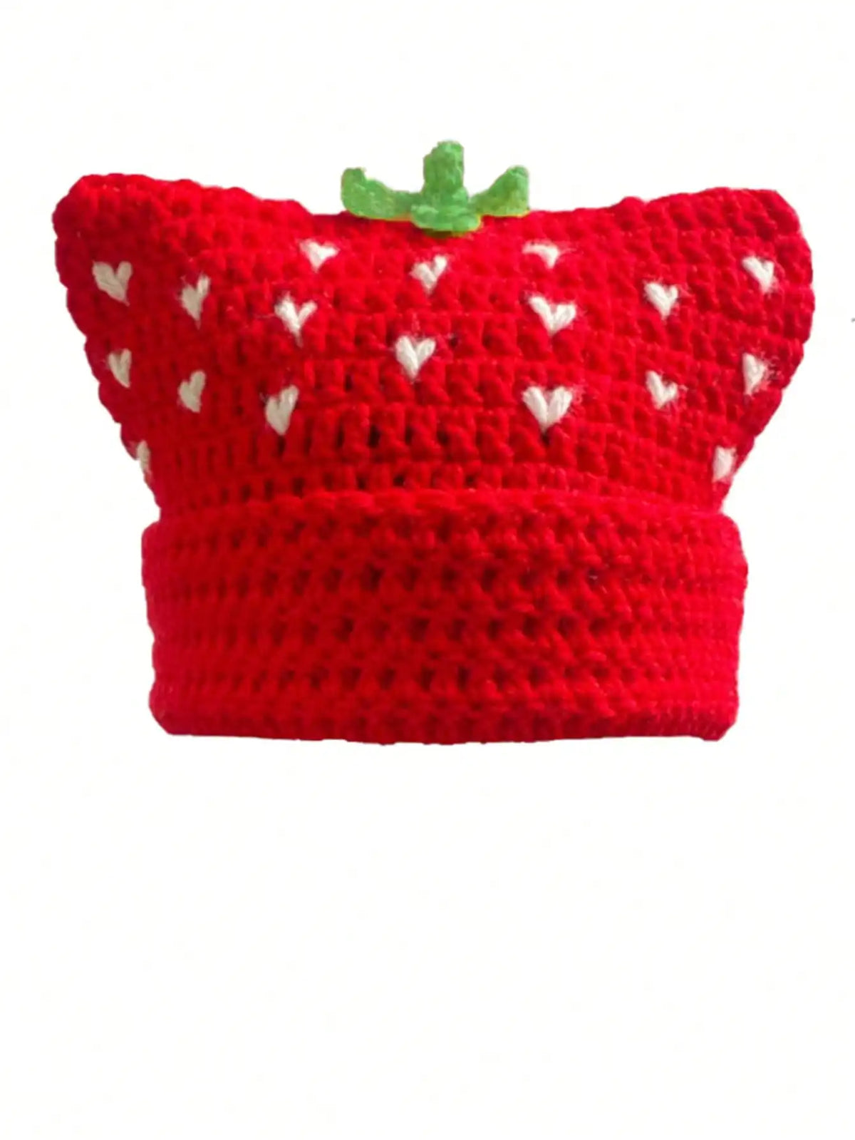 Ruffle Knit Winter Hat