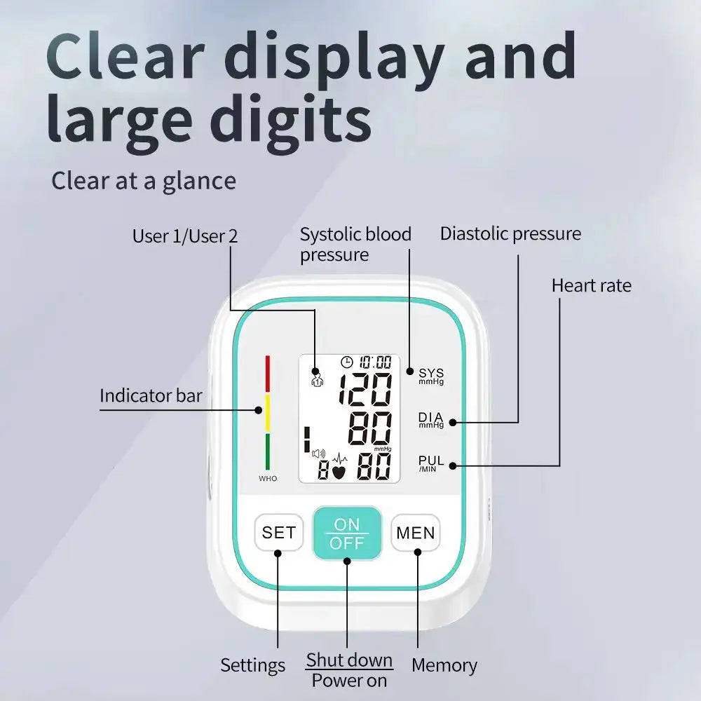 Upper Arm Blood Pressure Monitor Digital Automatic — product view 2
