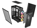 The CORSAIR 3200D RS ARGB is a spacious and fully-loaded mid-tower chassis with 3x RS120 ARGB fans and useful DIY features for an easy build with powerful cooling. Smoke.
