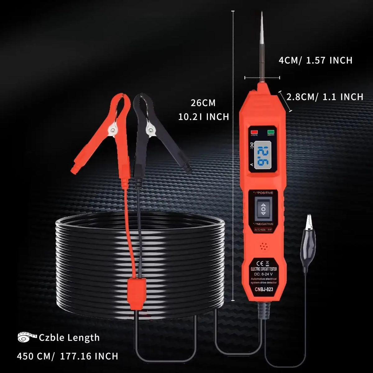 The Newest Electric Circuit Tester CNBJ-823 Automobile Electrical System Tester With Power Switch Vehicle Diagnostic Tool