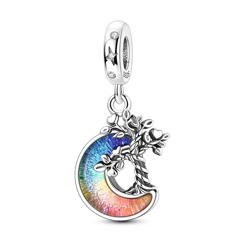 Sterling Silver Charm Family Love