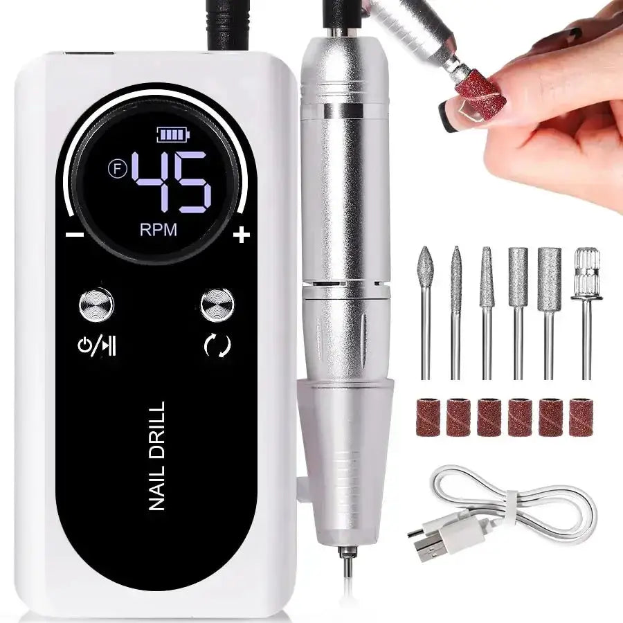 45000RPM Electric Nail Drill Machine for Nail Technicians
