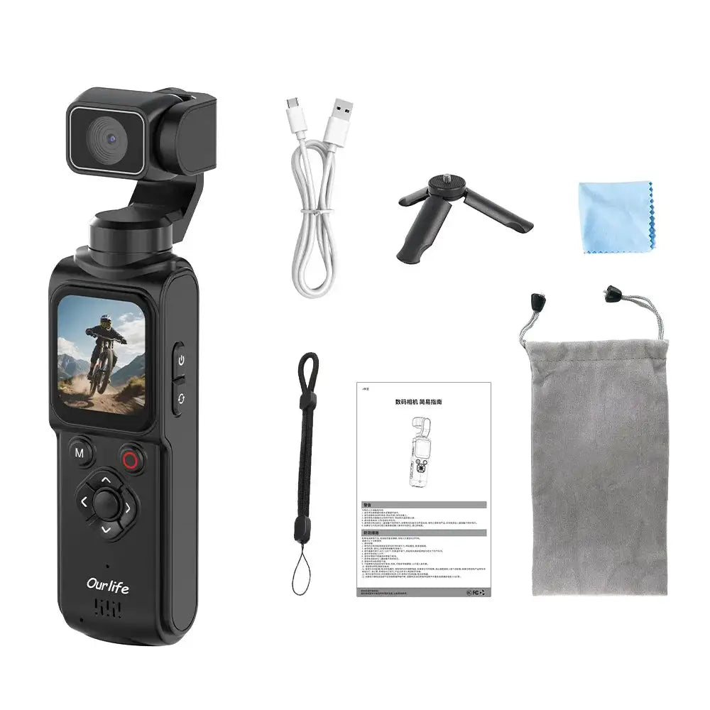 Ourlife Action Camera - Auto Face Tracking — product view 8