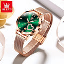 Olevs Stainless Mesh Womens Watch