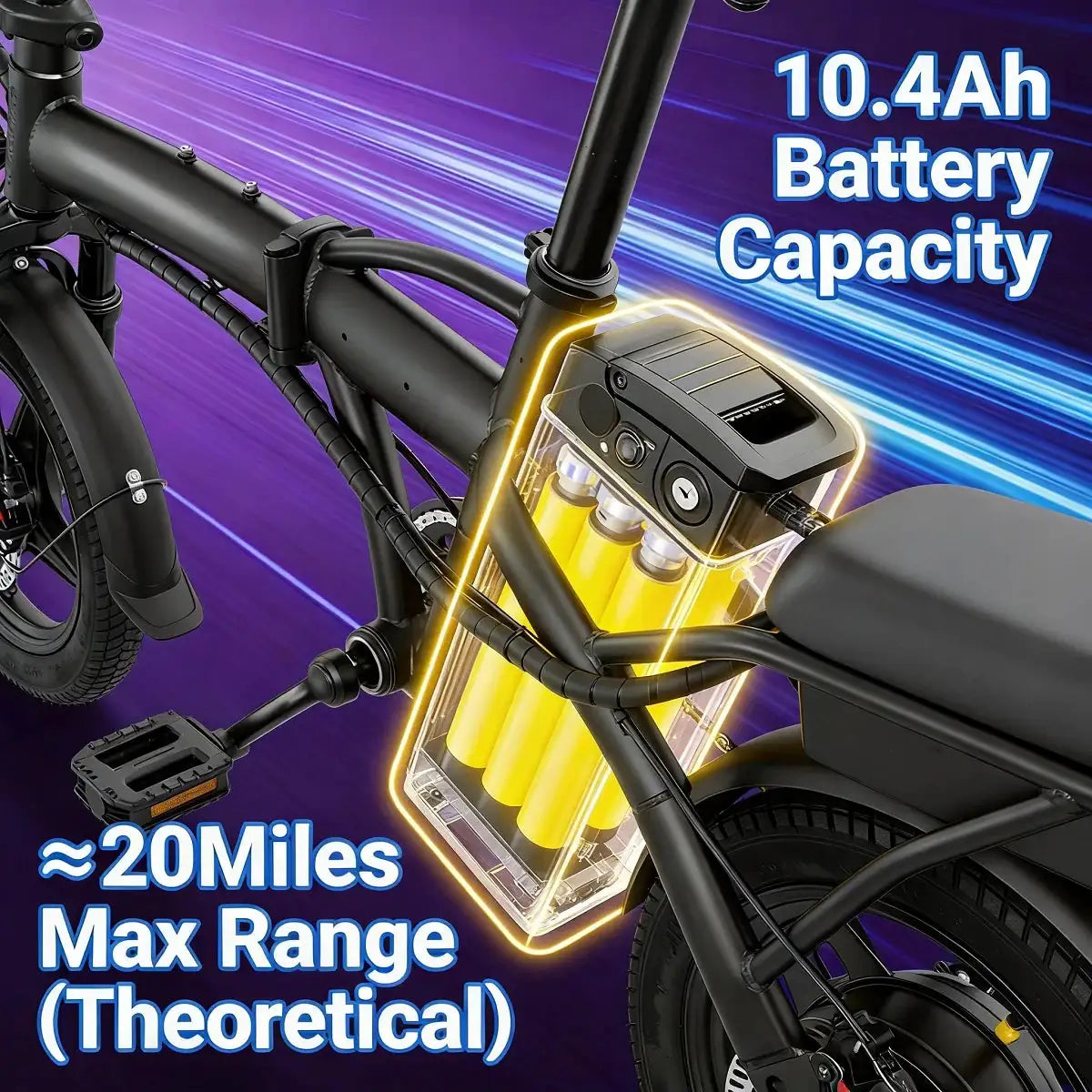 Lightweight Folding Electric Bike — product view 4