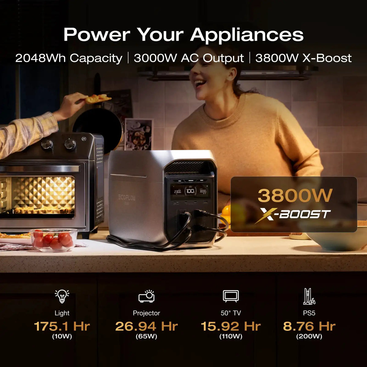 ECOFLOW Portable Power Station DELTA MAX Plus with Solar — product view 6