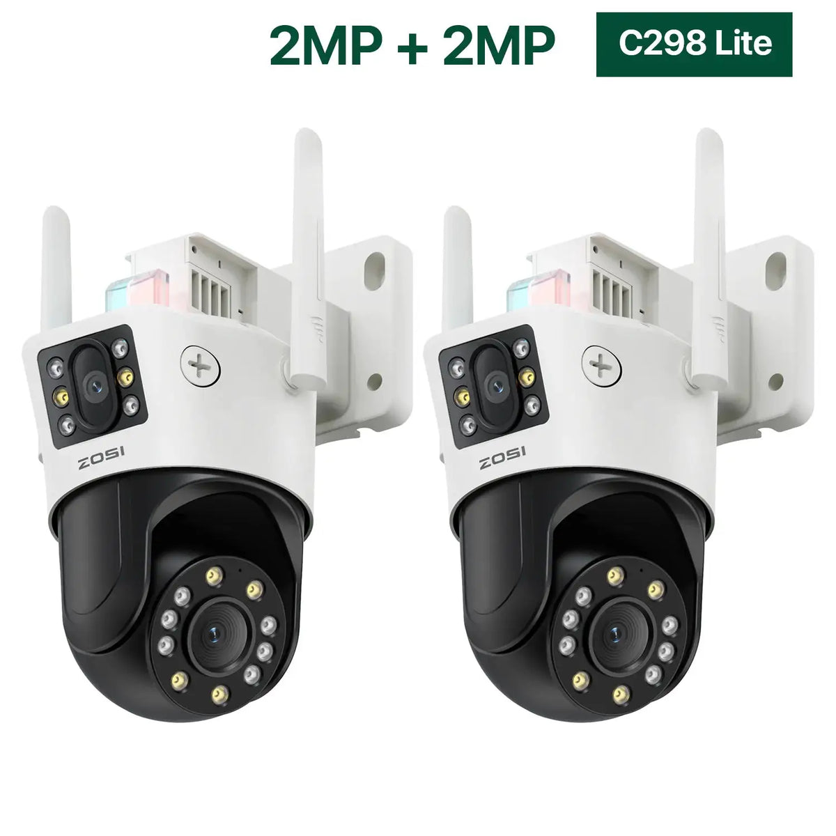 Zosi 8MP Dual Lens Surveillance