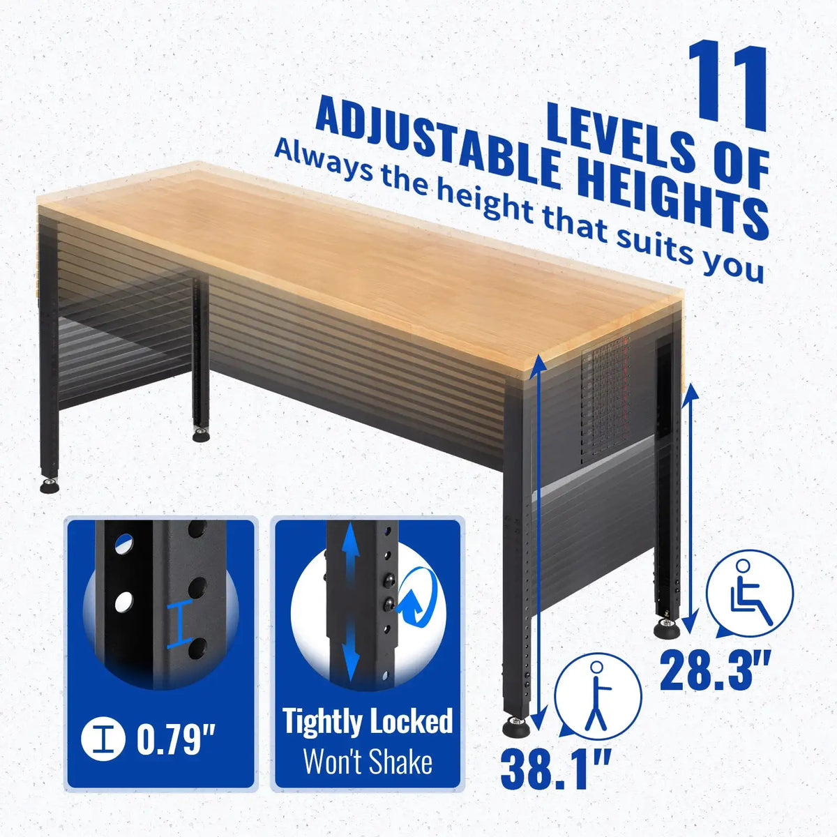 Heavy Duty Adjustable Workbench — product image 3