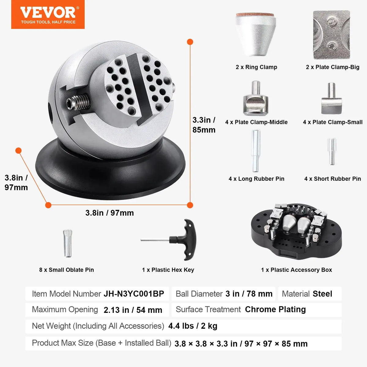 Standard Ball Vise Engraving Tool — product image 9