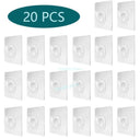 Effortless Bathroom & Kitchen Organization with Transparent Wall Hooks