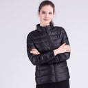 New Autumn Winter Women Ultra Light Down Jackets Slim Coats