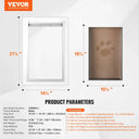 Weatherproof Metal Pet Door With Lock