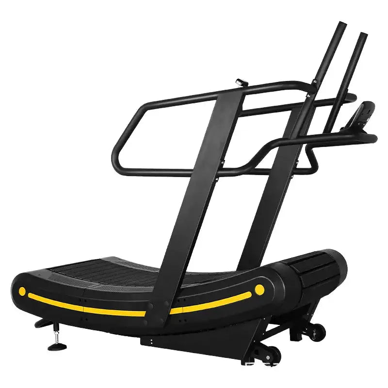 Curved Unpowered Manual Mechanical LED Screen Walking Pad Home Gym & Commercial Fitness Treadmill for Bodybuilding