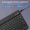 Multilingual Bluetooth Keyboard with Long Battery Life Option