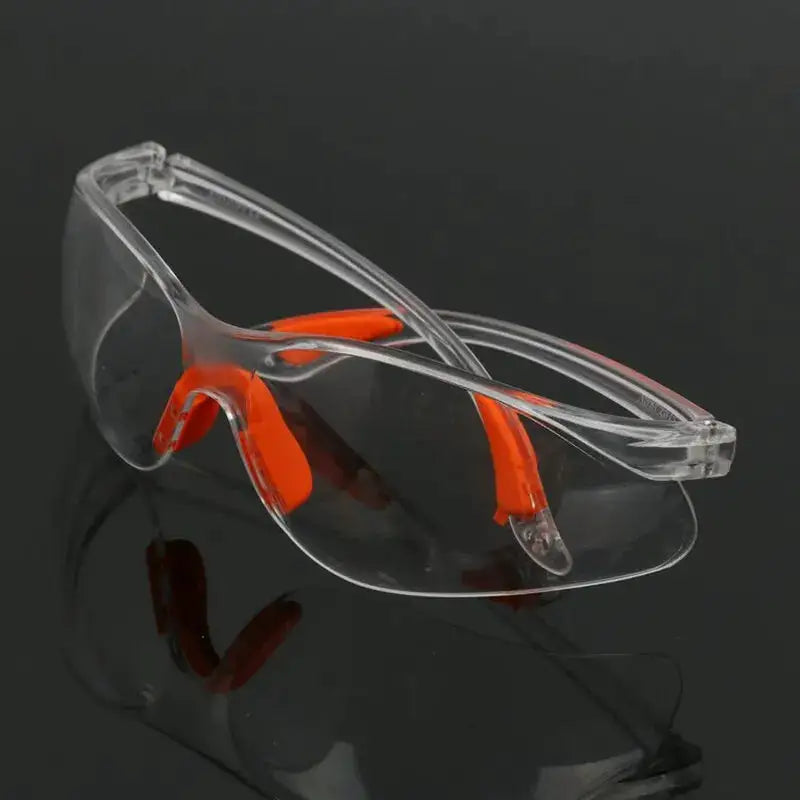 Lab Work Safety Eye Protective Glasses PC Material Anti Impact Wind Dust Proof Goggles Safety Riding Clear Glasses