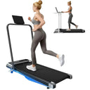 Portable Foldable Treadmill With Handle Incline 2.5HP Home Gym