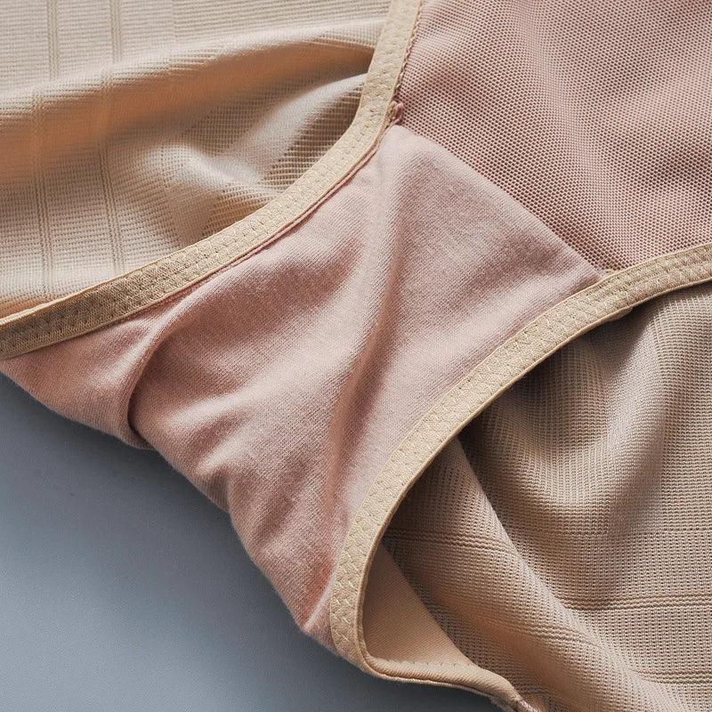 Seamless High Waisted Ice Silk Tuck Pants For Postpartum Support