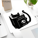 Black Cat Gaming Mousepad Stylish Desk Mat for Work Play