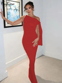 Slim Fit Maxi Dress For Summer Parties