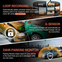 1080P Dash Cam For Drivers Front Cabin Wide Angle Recording