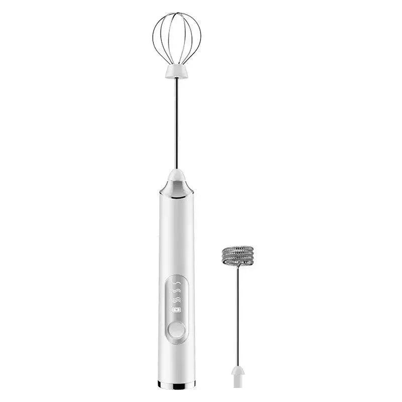 Portable Electric Milk Frother For Rich Velvety Coffee Froth