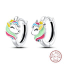 Sterling Silver Colorful Butterfly Dragonfly