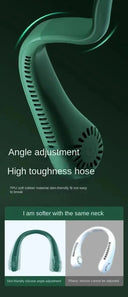 1PC Fan Long Endurance Mini Neck Portable Bladeless Fan